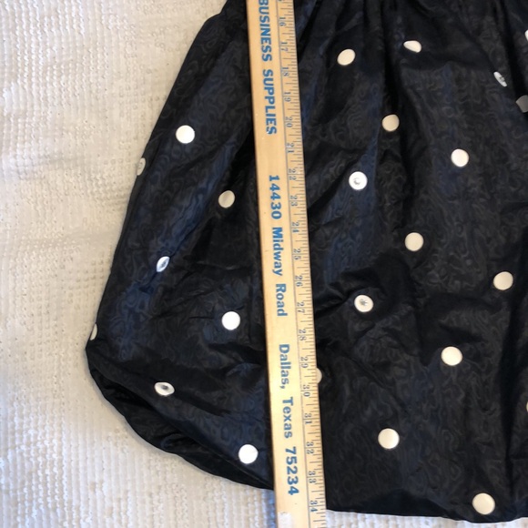 🎉HP! Vintage Victor Costa Prom Dress (1988!) with Polka Dots and Rhinestones - Picture 10 of 16